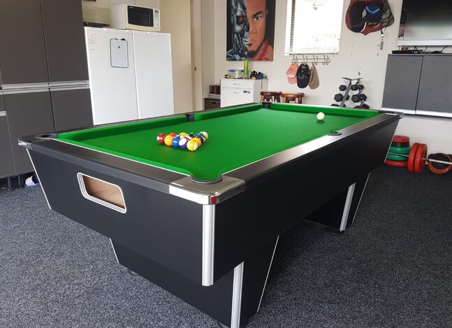 refelt my pool table